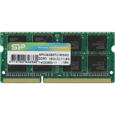 Модуль пам'яті Silicon Power SoDIMM DDR3 8GB 1600MHz (SP008GBSTU160N02)