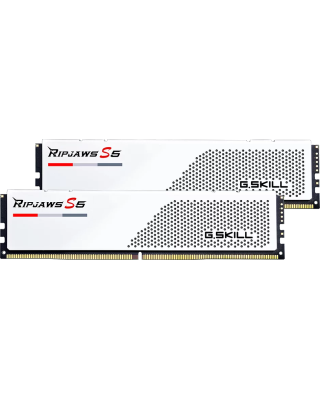 Модуль пам'яті G.Skill Ripjaws S5 DDR5-5200 96GB (2x48GB) CL40-40-40-83 1.10V Intel XMP White (F5-5200J4040A48GX2-RS5W)