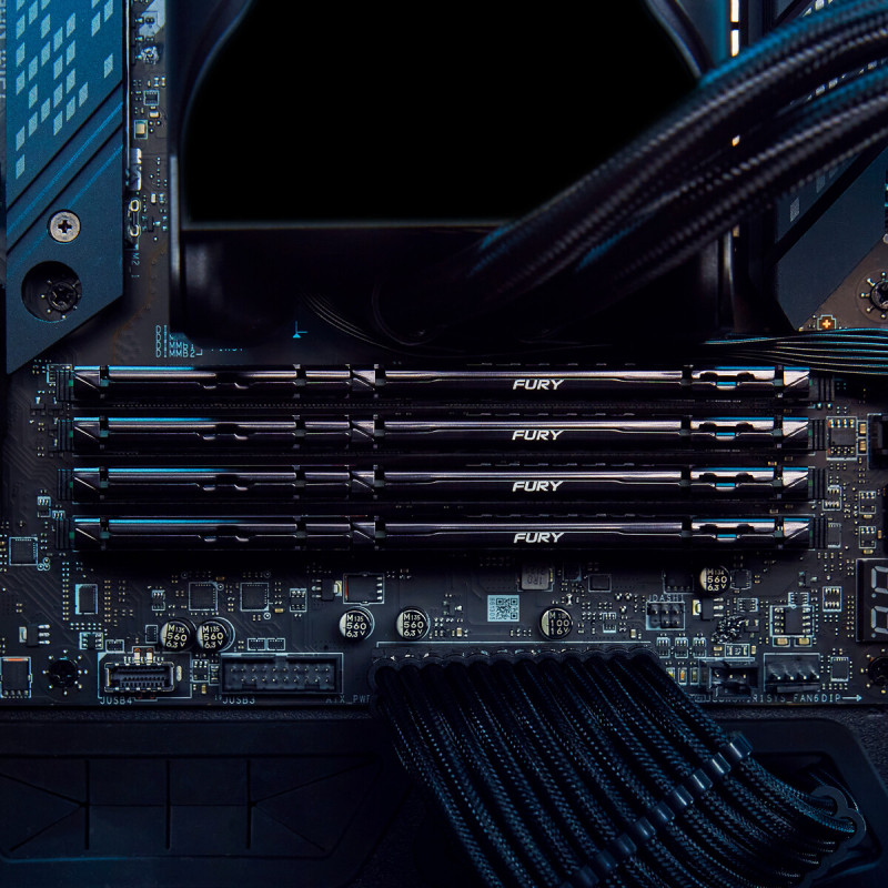 Модуль пам'яті Kingston DDR5 64GB 5600 МГц Beast Black Fury (ex.HyperX) (KF556C40BB-64)
