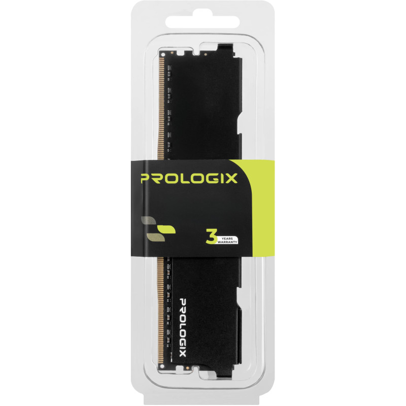 Модуль пам'яті Prologix DDR4 8GB/3200 Black (PRO8GB3200B4)