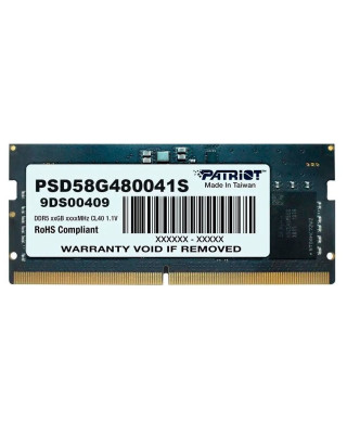 Модуль пам'яті PATRIOT 8 GB DDR5 4800 MHz (PSD58G480041)