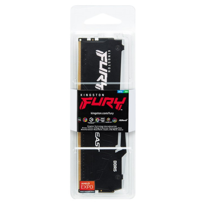 Модуль пам'яті Kingston DDR5 32GB 5600MHz Beast RGB Fury (ex. HyperX) (KF556C36BBEA-32)