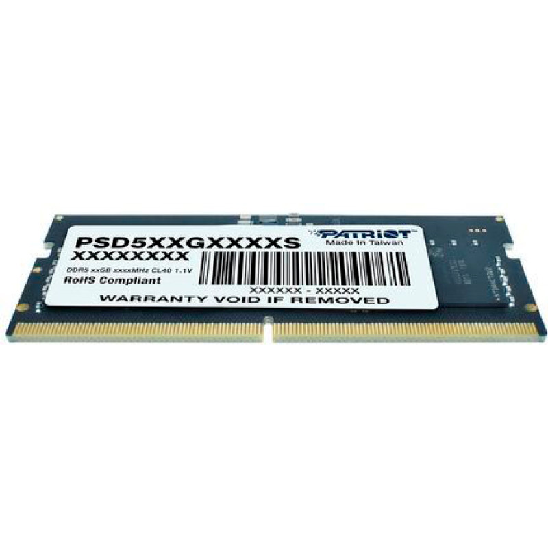 Модуль пам'яті PATRIOT SODIMM 8GB DDR5-5600 (PSD58G560041S)
