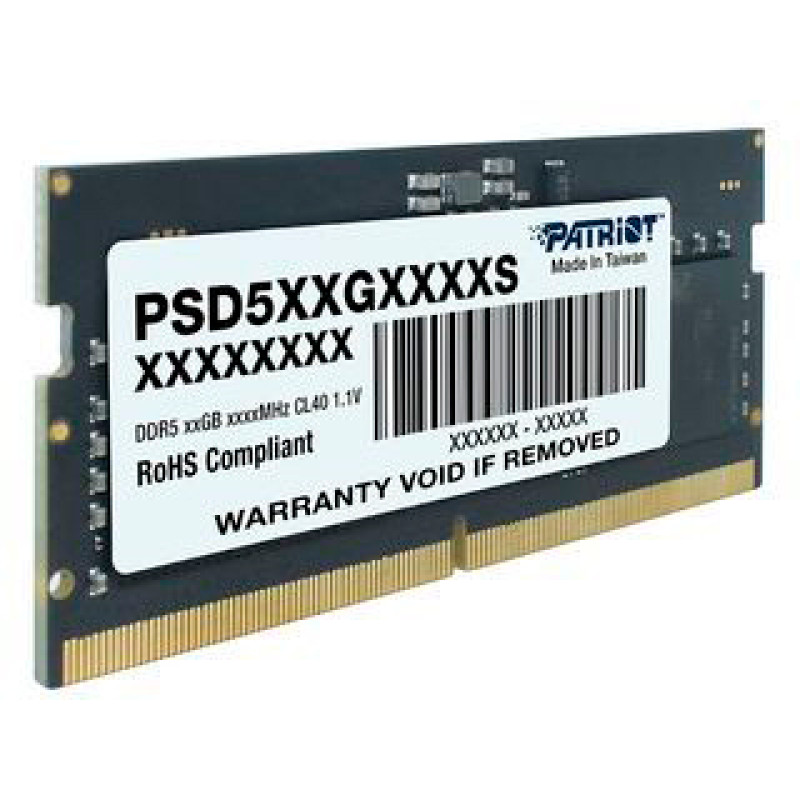 Модуль пам'яті PATRIOT SODIMM 8GB DDR5-5600 (PSD58G560041S)