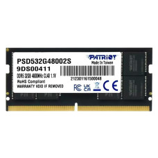 Модуль пам'яті PATRIOT SODIMM 32GB DDR5-4800 (PSD532G48002S)