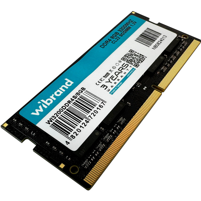 Модуль пам'яті Wibrand SoDIMM DDR4 8GB 3200MHz (WI3200DDR4S/8GB)