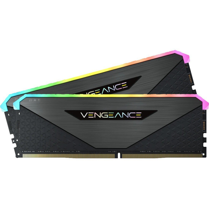 Модуль пам'яті Corsair DDR4 32GB (2x16GB) 3600MHz Vengeance RGB RT Black (CMN32GX4M2Z3600C18)