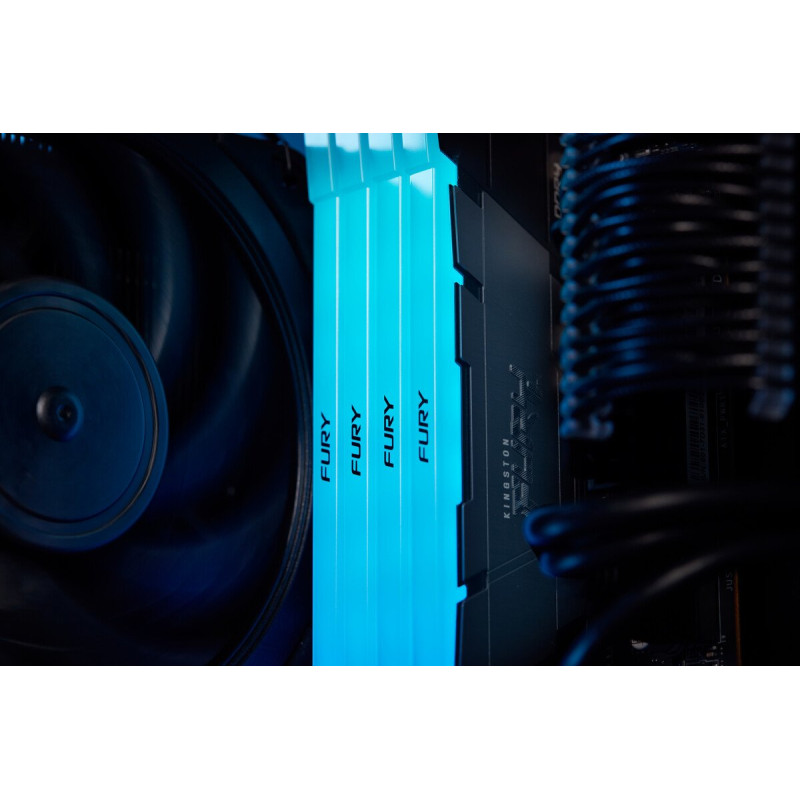 Модуль пам'яті Kingston DDR4 32GB (2x16GB) 3200 MHz RenegadeRGB Fury (ex.HyperX) (KF432C16RB12AK2/32)