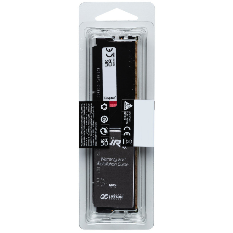 Модуль пам'яті Kingston FURY 8 GB DDR5 6000 MHz Beast Black EXPO (KF560C36BBE-8) 