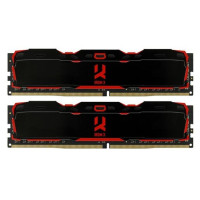 Модуль пам'яті GOODRAM 32 ГБ (2x16 ГБ) DDR4 3200 МГц IRDM X Black (IR-X3200D464L16A/32GDC)