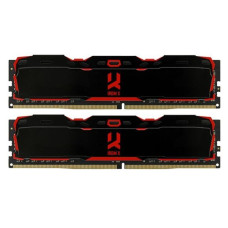 Модуль пам'яті GOODRAM 32 ГБ (2x16 ГБ) DDR4 3200 МГц IRDM X Black (IR-X3200D464L16A/32GDC)