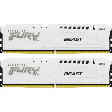 Модуль пам'яті Kingston DDR5 64GB (2x32GB) 5600 MHz FURY Beast White Fury (ex.HyperX) (KF556C40BWK2-64)