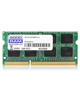 Модуль пам'яті GOODRAM 8 GB SO-DIMM DDR3L 1600 MHz (GR1600S3V64L11/8G)
