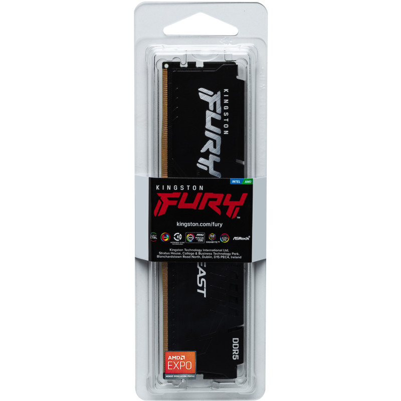 Модуль пам'яті Kingston FURY 32 GB DDR5 6000 MHz Beast EXPO (KF560C30BBE-32)