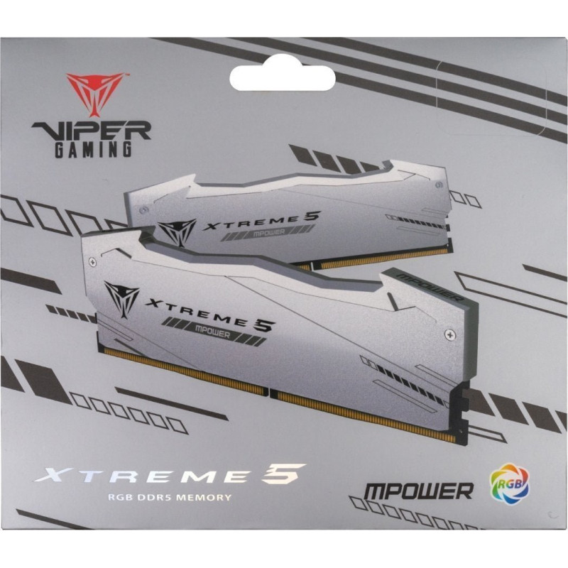 Модуль пам'яті Patriot Viper Xtreme 5 DDR5 2x16GB/6400 MPOWER RGB (PVXR532G64C32KM)