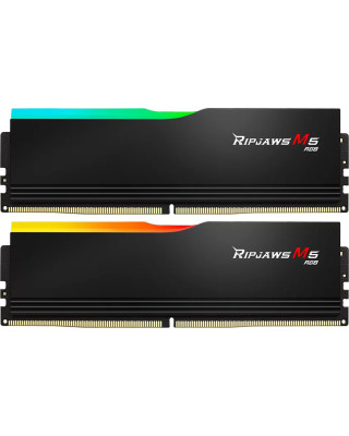 Модуль пам'яті G.Skill DDR5-6000 32768 МБ PC5-48000 (Kit of 2x16384) Ripjaws M5 RGB (F5-6000J3238F16GX2-RM5RK)
