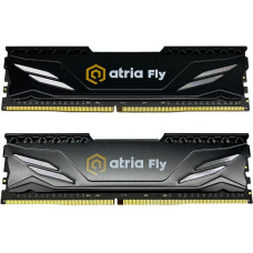 Модуль пам'яті Atria DDR4 16GB 2x8GB 3200MHz Fly Black (UAT43200CL18BK2/16)