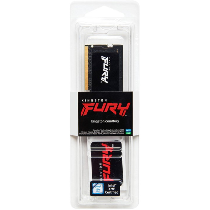 Завантажити Kingston FURY 8 ГБ SO-DIMM DDR5 4800 МГц Impact (KF548S38IB-8)