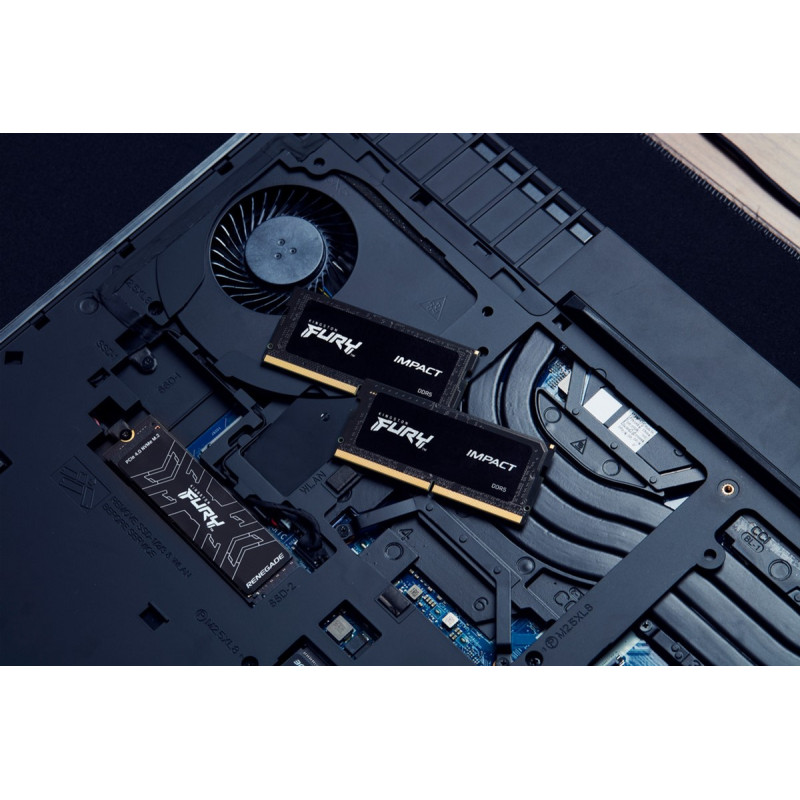 Завантажити Kingston FURY 8 ГБ SO-DIMM DDR5 4800 МГц Impact (KF548S38IB-8)