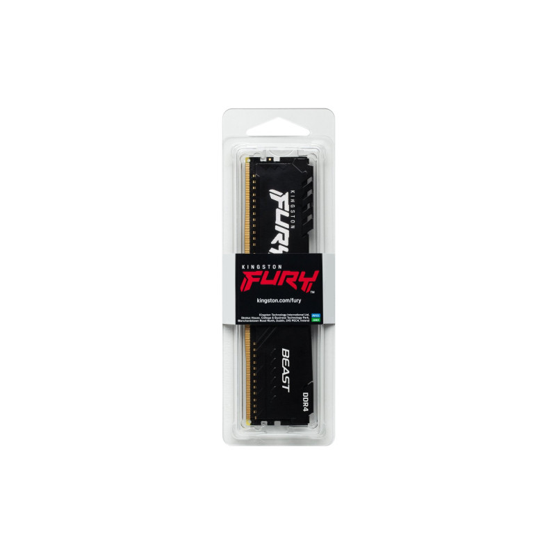 Модуль пам'яті Kingston FURY 16 GB DDR4 3200 MHz Beast Black (KF432C16BB/16)