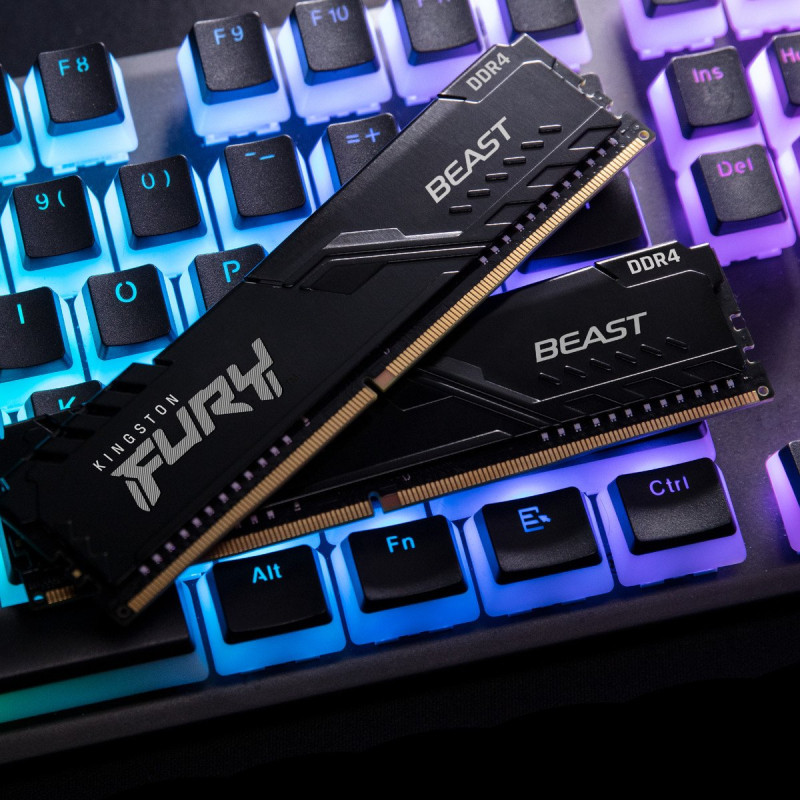 Модуль пам'яті Kingston FURY 16 GB DDR4 3200 MHz Beast Black (KF432C16BB/16)