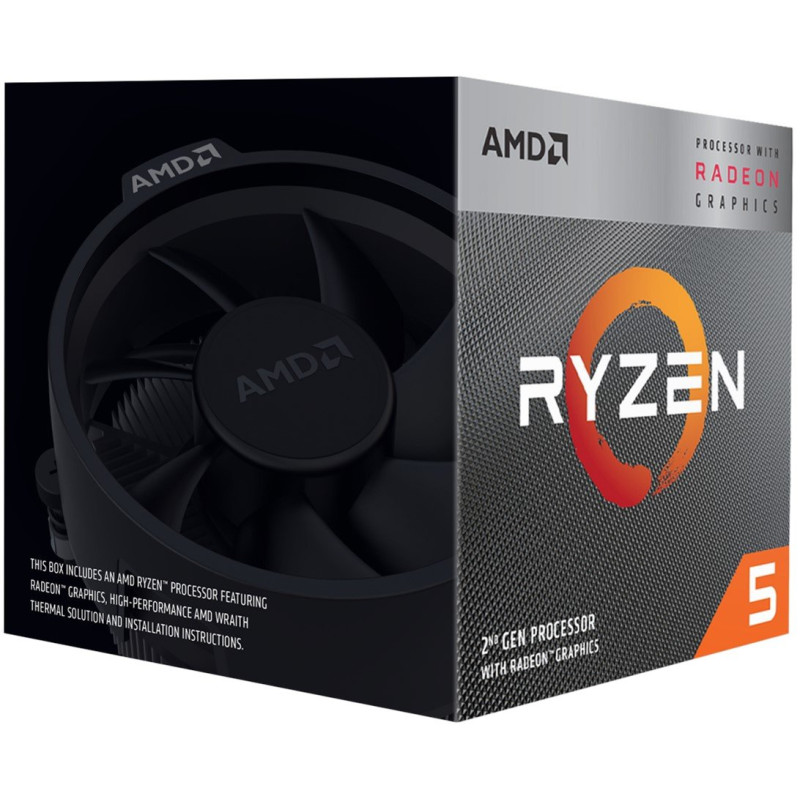 Процесор AMD Ryzen 5 3400G (YD3400C5FHSBX)