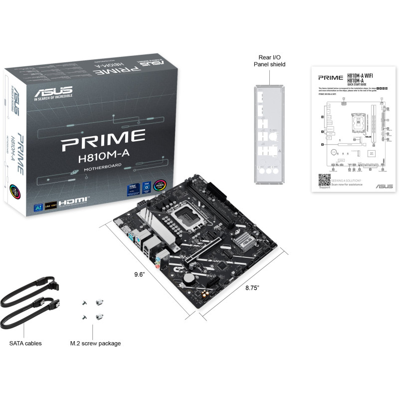 Материнська плата ASUS PRIME H810M-A-CSM