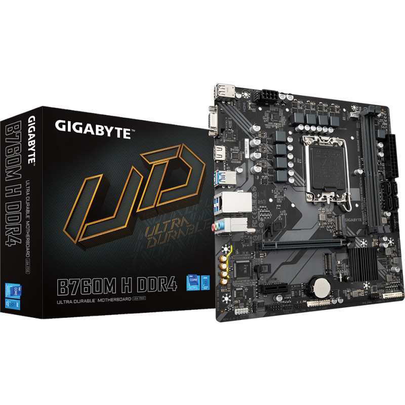 Материнська плата GIGABYTE B760M H DDR4