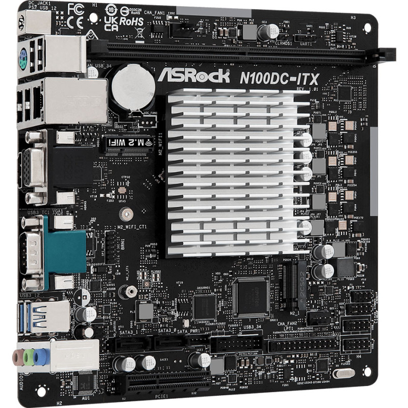 Материнська плата ASRock N100DC-ITX