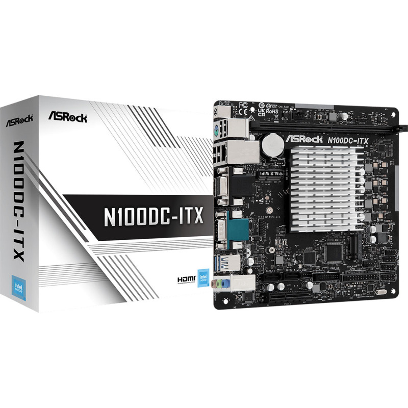 Материнська плата ASRock N100DC-ITX
