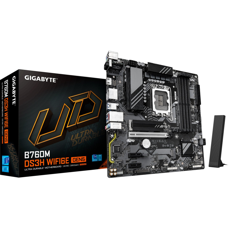 Материнська плата GIGABYTE B760M DS3H WF6E GEN5