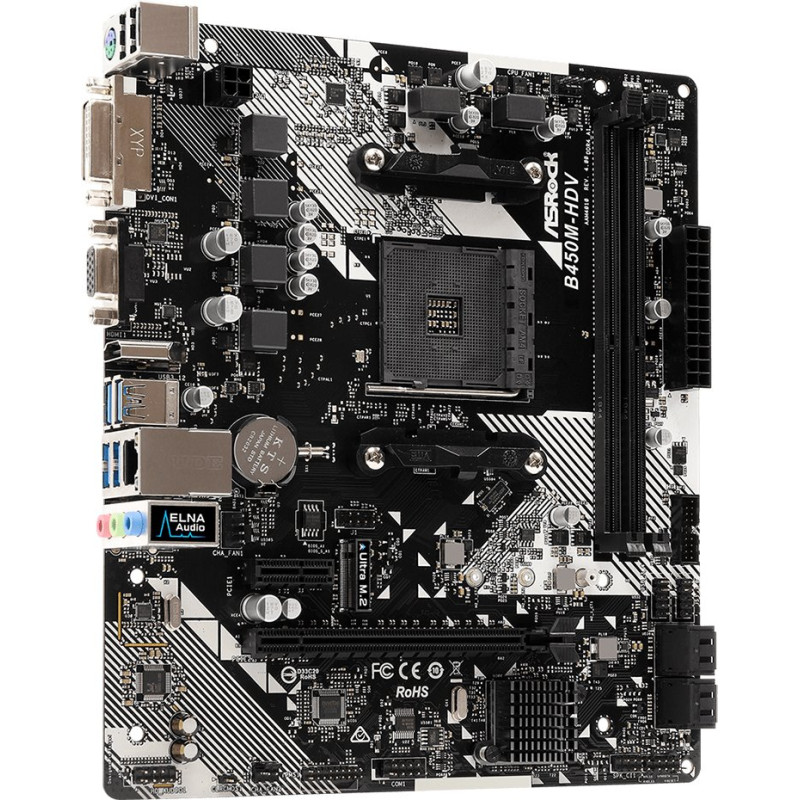 Материнська плата ASRock B450M-HDV R4.0