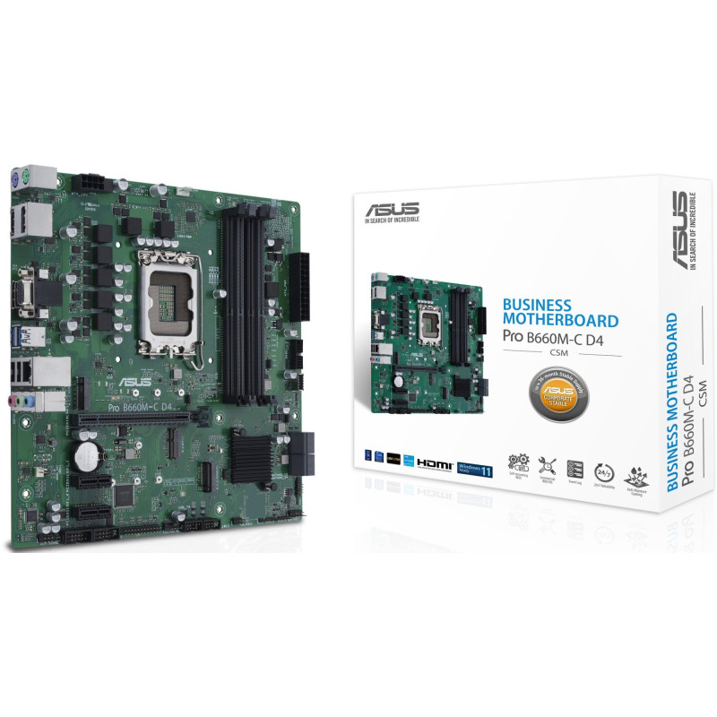 Материнська плата ASUS Pro B660M-C D4-CSM