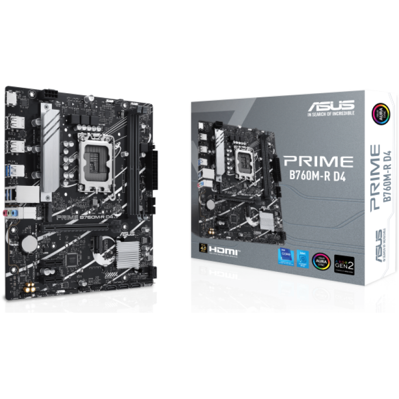 Материнська плата Asus Prime B760M-R D4