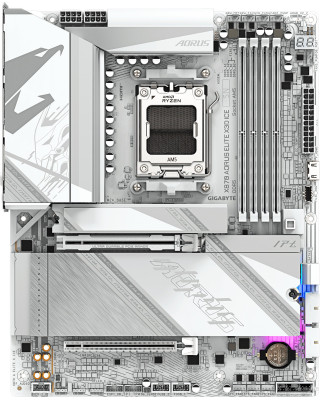 Материнська плата GIGABYTE X870 AORUS ELITE X3D ICE