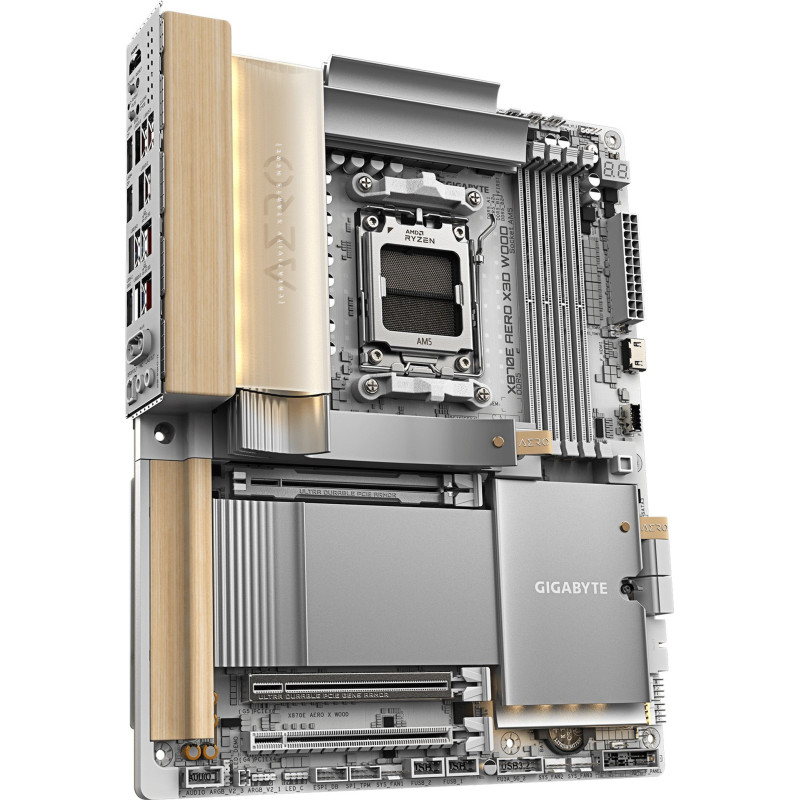 Материнська плата Gigabyte X870E Aero X Wood