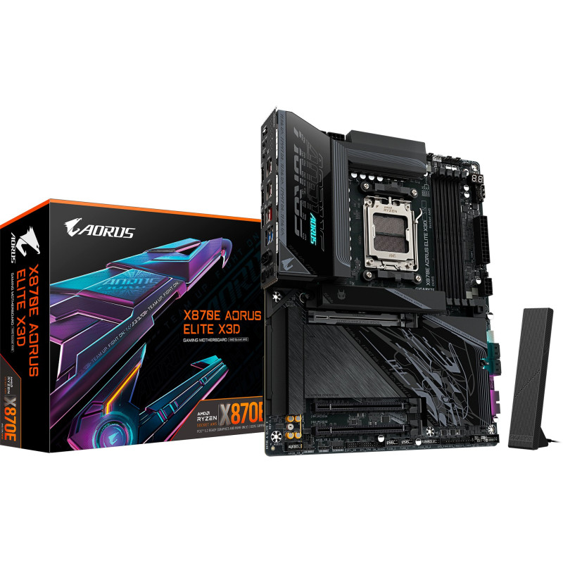 Материнська плата GIGABYTE X870E AORUS ELITE X3D
