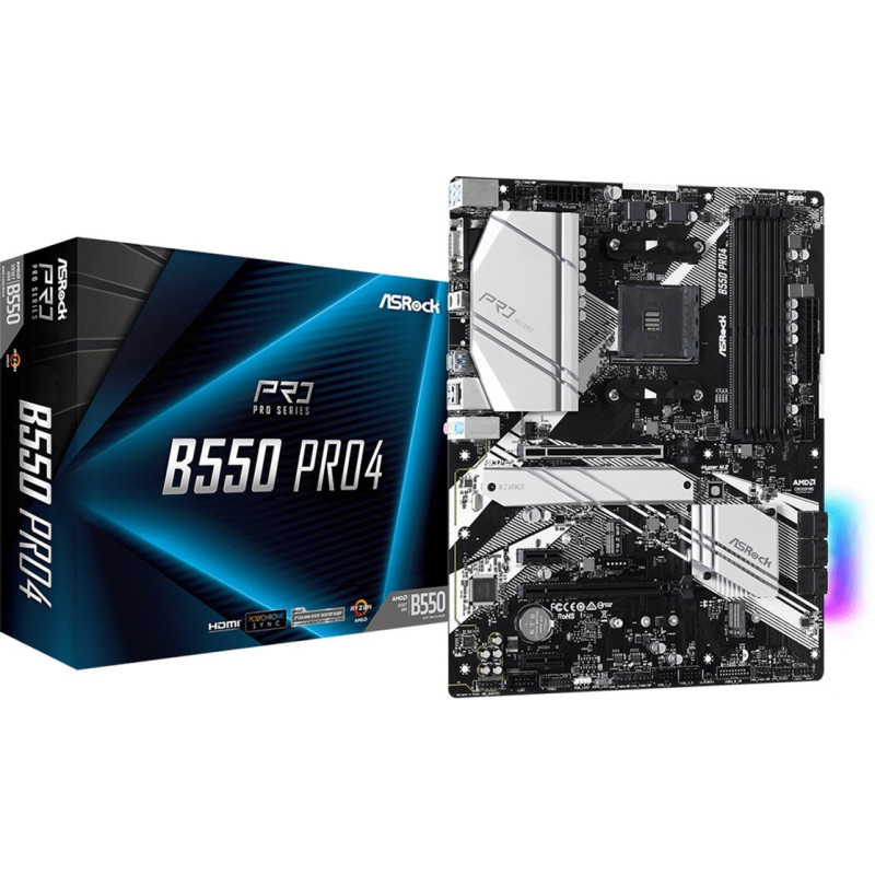 Материнська плата ASRock B550 PRO4