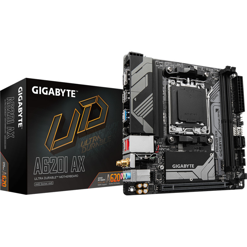 Материнська плата Gigabyte A620I AX