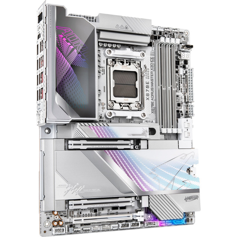 Материнська плата GIGABYTE X870E AORUS MASTER X3D ICE