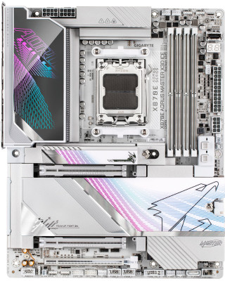 Материнська плата GIGABYTE X870E AORUS MASTER X3D ICE