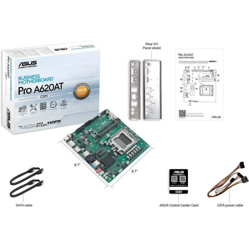 Материнська плата ASUS PRO A620AT-CSM