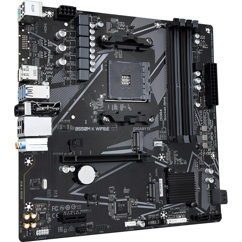 Материнська плата GIGABYTE B550M K WIFI6E