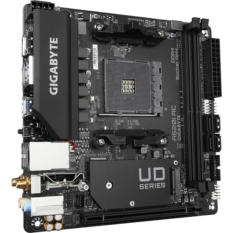 Материнська плата Gigabyte A520I AC
