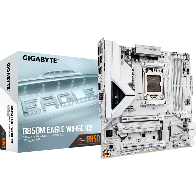 Материнська плата GIGABYTE B850M EAGLE WIFI6E ICE