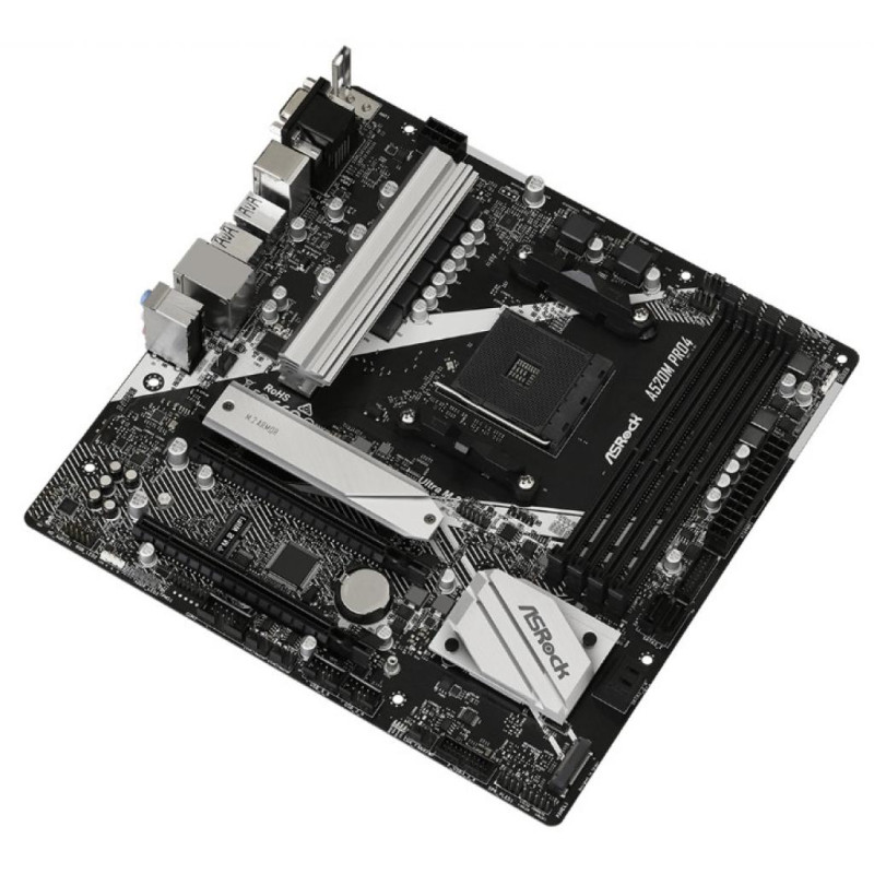 Материнська плата ASRock A520M Pro4
