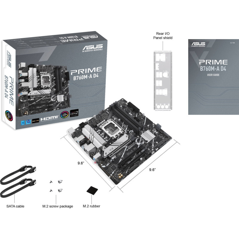 Материнська плата ASUS PRIME B760M-A D4-CSM
