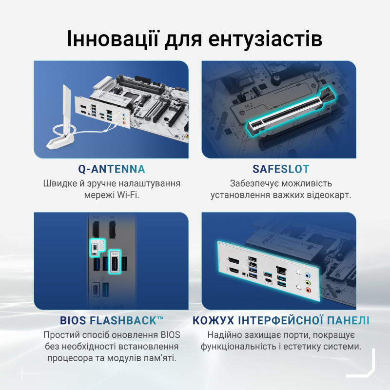 Материнська плата Asus B850 MAX Gaming WiFi W