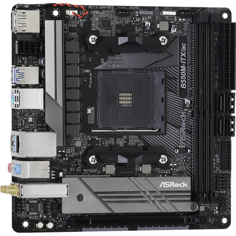 Материнська плата ASRock B550M-ITX/ac