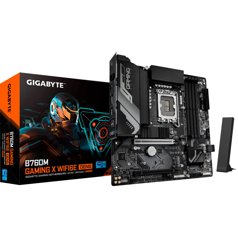 Материнська плата GIGABYTE B760M GAMING X WIFI6E GEN5